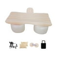 thumbnail image 1 of Thinsony In Car Station Bed With T-shaped Support Flocking Fabric For Soft And Breathable Sleep Mattress Beige Round footed pier, 1 of 6