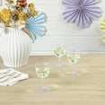 thumbnail image 4 of Bev Tek 2 oz Round Clear Plastic Mini Wine Goblet - 2" x 2" x 2 1/2" - 100 count box, 4 of 11