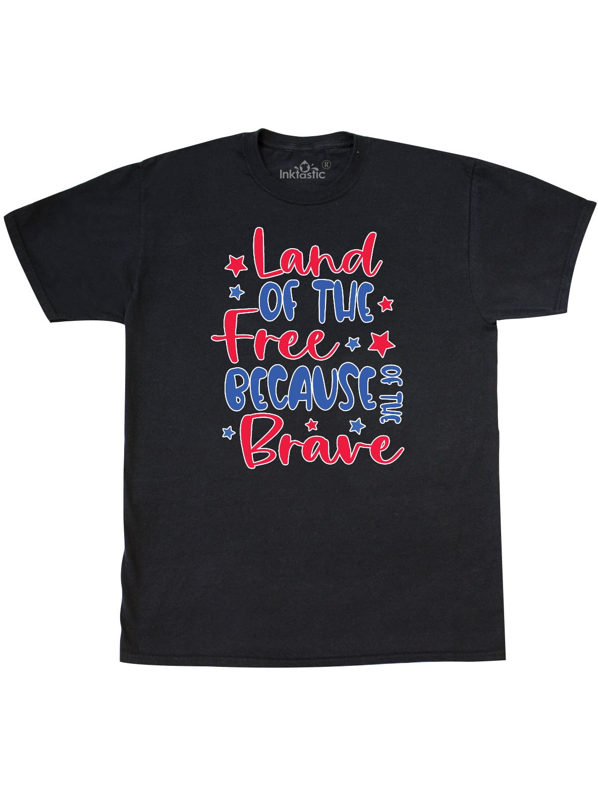 land of the free because of the brave t shirt land of the free because of the brave t shirt