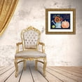 thumbnail image 3 of Grove, Beth 14x12 Gold Ornate Wood Framed with Double Matting Museum Art Print Titled - October Garden II Blue, 3 of 4