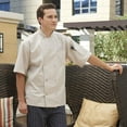 thumbnail image 5 of 0415-6406 South Beach Short Sleeve Chef Coat in Slate - 2XLarge, 5 of 6