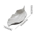 thumbnail image 3 of Dvkptbk plastic basket Ceramic Soap Box Household Bathroom Soap Box Non Perforated Bathroom Soap Box Storage Rack, 3 of 6