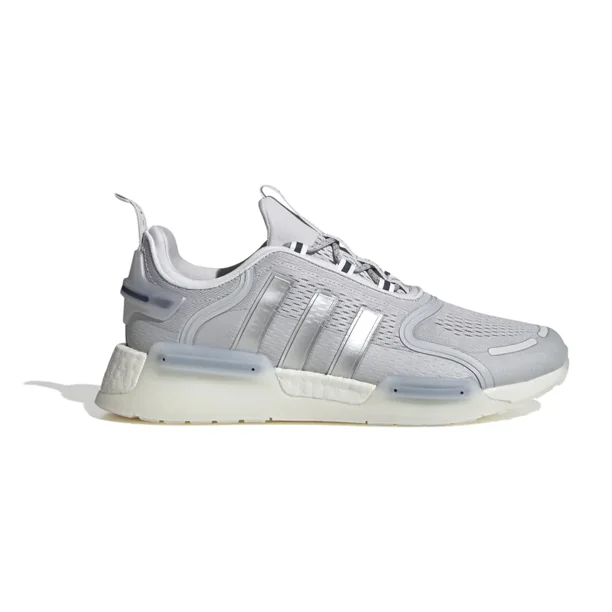 Adi-das NMD_V3 Light Grey Silver Metallic Slip-on Shoes HQ4446 Men's 8-13