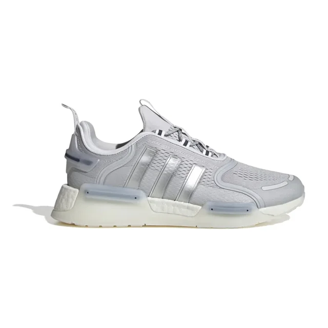 Ad-id-as NMD_V3 Light Grey Silver Metallic Slip-on Shoes HQ4446 Men's 8-13