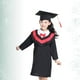 thumbnail image 5 of Conjunto de toga de graduación infantil con estola y borlas para cosplay y fotografía (rojo, 110 cm), 5 of 5