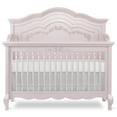 thumbnail image 3 of Evolur Aurora 5-In-1 Convertible Crib In Pink Pearl, Greenguard Gold Certified, Features 3 Mattress Height Settings, Sturdy And Spacious Baby Crib, Wooden Furniture, 3 of 10