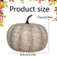 thumbnail image 3 of HANDIED Desktop dress up Fabric Pumpkins 1PCS Burlap For Rustic Fall Decor Perfect Halloween Thanksgiving Decoration Wedding, 3 of 6