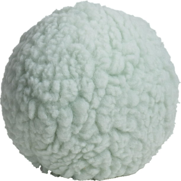 HuggleHounds - Pelota de peluche para perro, juguete de peluche con forro polar suave, duradero para razas pequeñas y grandes, bola grande de espuma de mar HuggleFleece de 8.0 in