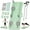 Green, variant on Beloadence Pilates Board, Multi-Purpose Foldable Pilates Reformer Board for Home, 360° Full-Body Toning Home Workout Equipment