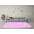 thumbnail image 3 of Ahgly Company Indoor Round Oriental Pink Traditional Area Rugs, 5' Round, 3 of 4