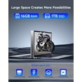 thumbnail image 2 of 15.6" IPS FHD Laptop, 16GB RAM 1TB SSD Intel Pentium Quad Core N100 (Beat to i3-1115G4 Up to 3.4GHz) with Backlit Keyboard Fingerprint Computer Sliver, 2 of 7