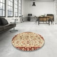 thumbnail image 3 of Ahgly Company Indoor Rectangle Abstract Brown Gold Abstract Area Rugs, 8' x 12', 3 of 6
