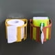 thumbnail image 4 of Billuyoard Estante de papel higiénico de PP, autoadhesivo sin costuras, caja de pañuelos montada en la pared, accesorios de soporte de oficina Almacenamiento y organización del hogar rojo, 4 of 6
