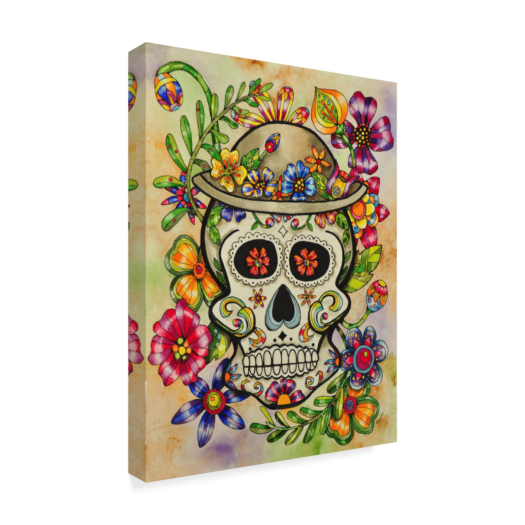 Trademark Fine Art 'El Sombrero' Canvas Art by Charlsie Kelly