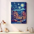 thumbnail image 2 of Bellingham Travel Canvas Art Print, Washington Canvas Wall art, Bellingham Travel Canvas Starry Night, Washington Decor Travel Artwork - 95AZ110, 2 of 2