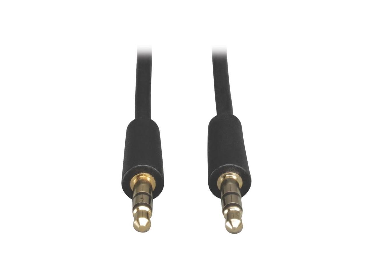 Tripp Lite P312-001 3.5mm Mini Stereo Audio Cable for Microphones, Speakers and Headphones Male to Male - image 4 of 4