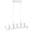 thumbnail image 5 of JONATHAN Y Ali 31" Dimmable Adjustable Integrated LED Metal Linear Pendant, Chrome, 5 of 8