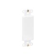 thumbnail image 1 of Eaton Tripp Lite Series Center Plate Insert, Decora Style - Vertical, Blank - Faceplate blank cover - wall mountable - white, 1 of 5
