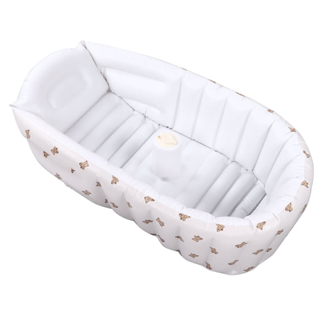 Bañera Inflable, Bañera Plegable Para Bebés para infantil, exquisito, Suave y Encantador Pvc Portátil para Sala de Estar para viajar