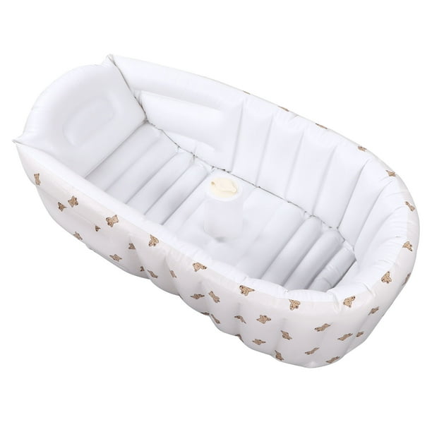 Bañera Inflable, Bañera Plegable Para Bebés para infantil, exquisito, Suave y Encantador Pvc Portátil para Sala de Estar para viajar