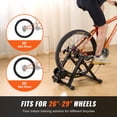 thumbnail image 2 of KFFKFF Support d'Entraînement pour Vélo, Support de Vélo Magnétique Fixe pour Roues de 26 Pouces-29 Pouces, 8 Niveaux de Résistance Réglables, Moteur Silencieux, Compact pour Cyclisme Intérieur, Inclut Dégagement Rapide, 2 of 9