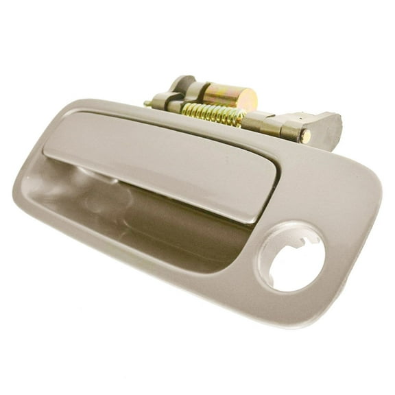 TRQ Door Handle Outside Beige Front Driver Side Left LH for 97-01 Toyota Camry DHA49065