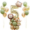 thumbnail image 1 of Globos decorativos para fiestas, Wuokkig Jungle Safari, cumpleaños, 1 of 7