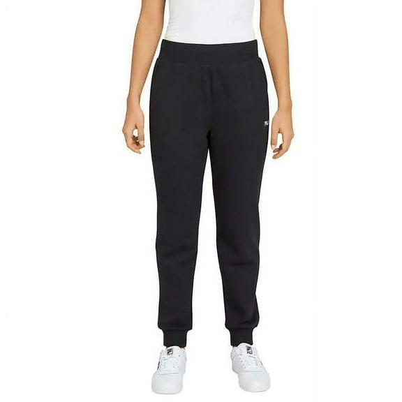 FILA Ladies' Fleece Jogger, Black, X-Small
