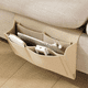 thumbnail image 3 of Organizador de almacenamiento de fieltro para mesita de noche, antideslizante, para sofá cama, bolsa lateral para colgar en el sofá, color gris oscuro, 3 of 7
