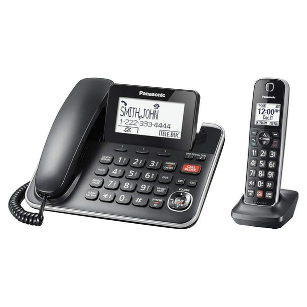 Teléfono Panasonic KX-TGF870B 1 ext Reacondicionado