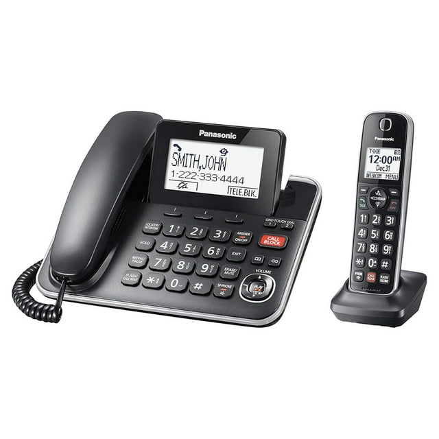 Teléfono Panasonic KX-TGF870B 1 ext Reacondicionado