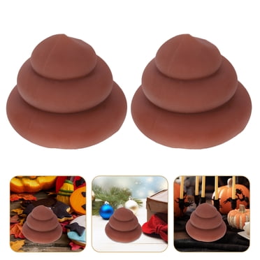 Partheme Novelty Toys 1 Counts Fake Poop Floats Water Prank Gift Compulsion Simulation Poop Decompression Toys As Shown