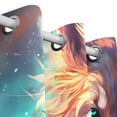 thumbnail image 3 of Wolf Head Blue Curtains Black Out 63 Inch Length Curtains for Sliding Glass Doors Bedroom Living Room 2 Panels Set, 3 of 5