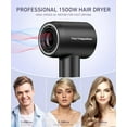 thumbnail image 4 of Hair Dryer - 150000 RPM High-Speed Brushless Motor Negative Ionic Blow Dryer for Fast Drying, Low Noise Thermo-Control Hair-Dryer-with-Diffuser and Nozzle, 4 of 7