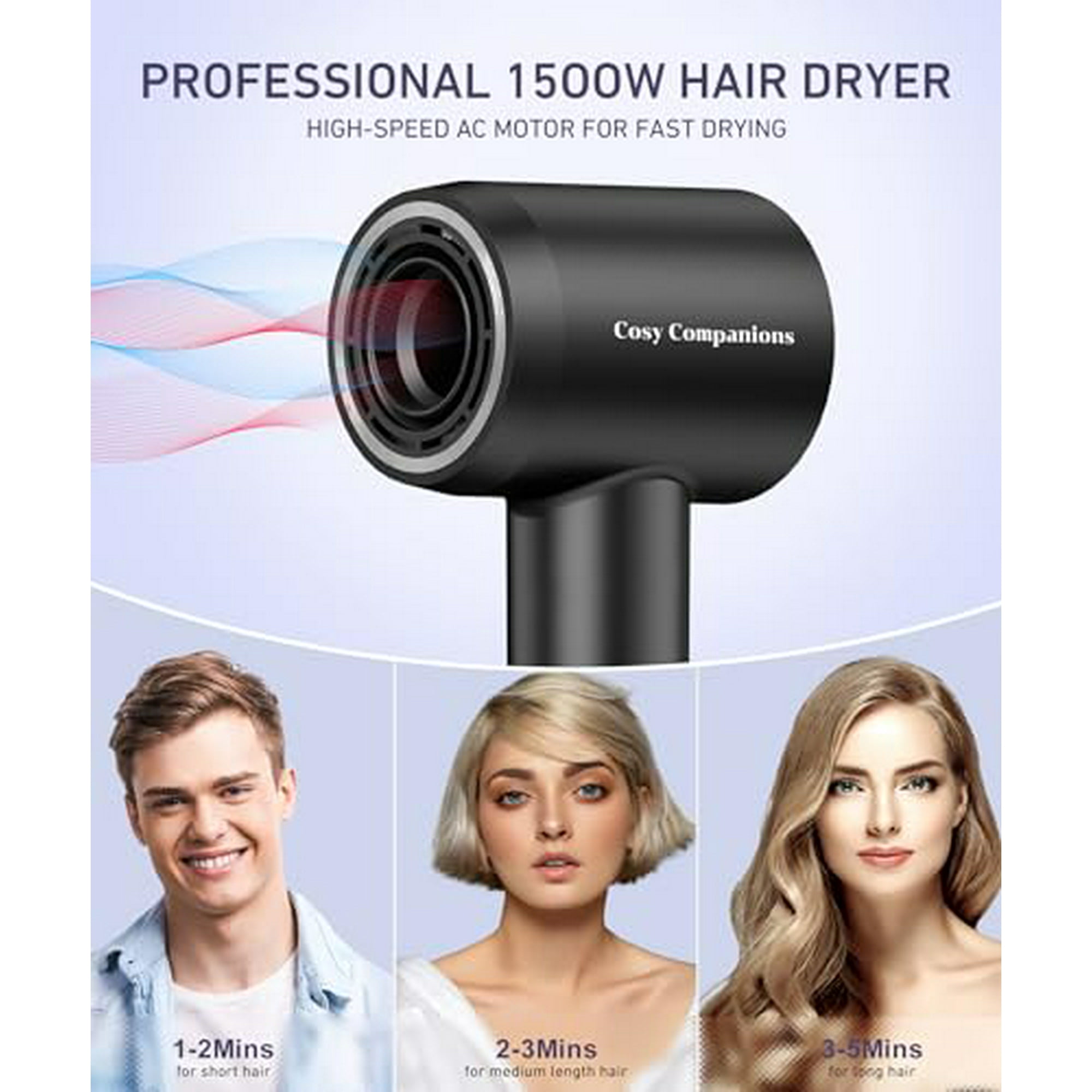 ヘアドライヤー Hair Dryer - 150000 RPM High-Speed Hair Dryer - 150000 RPM High-Speed Brushless Motor Negative Ionic