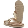 thumbnail image 5 of Mephisto Helen Women's Leather Ultra-Comfortable Sandal In Gold Size 9, 5 of 6