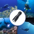 thumbnail image 3 of Soidarity Linterna de buceo Lámpara subacuática recargable a prueba de agua Lámpara de linterna para deportes al aire libre Camping Senderismo Estufas de camping Negro Soidarity OD029552-05, 3 of 6