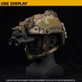 thumbnail image 6 of ABPETE L4G24-Style NVG Helmet Mount - Quick-Release Tactical Shroud for PVS-15/18 & GPNVG-18 Night Vision Goggles, Aluminum Alloy Construction with Positive Lock​, 6 of 8