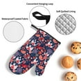 thumbnail image 3 of Cauagu Elephants Print Oven Mitts and Pot Holders 4 pcs Set,Extra Thicken Long Kitchen Oven Glove Potholders BBQ Gloves-Oven Mitts and Pot Holders(11 Inch), 3 of 6