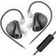 thumbnail image 1 of wonima11 KZ Castor Tuning Adiustable Dual-Driver Earphones,10MM+8MM Dynamic Driver Earbuds Wired,in Ear Monitor,IEM Ear Buds Wired,3.5mm Plug Headphones (with mic, Black), 1 of 1