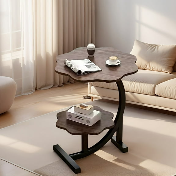 Sofa Side Table, Side Cabinet, Small Coffee Table, Nordic-Style Living Room Home Balcony Corner Table, Small Table for Placing Items, Bedside Table, Side Tables Living Room.