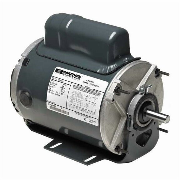 Leeson Farm Duty Motor,1/4 HP,1725 RPM,115V,48Z 5KH32FNA499S
