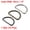 Silver Tone, Bronze Tone, Black, variant on Metal D Ring 0.79"(20mm) D-Rings Buckle for Hardware Craft DIY Gold Tone, Silver Tone, Black(Total 15pcs)