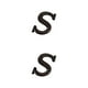 thumbnail image 3 of Cateissary Letras de Metal impecables negras, letrero para casa, placa para puerta fácil de instalar, letras de Metal, números de casa Type5 NO5, 3 of 6