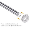 thumbnail image 4 of Uxcell Double Split Shaft Collar 20mm Bore Clamp-On Collars, 40mm OD, 12mm Width 4 Pack, 4 of 6