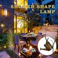 thumbnail image 1 of Fiudx Farol Solar, Elegante Lámpara de Tetera para Decoración de Jardín, Lámpara de Ducha Solar Ecológica, Solución Única de Iluminación Exterior, Ideal para Jardín, Regal Perfecto, Diseño de Hierro, 1 of 7