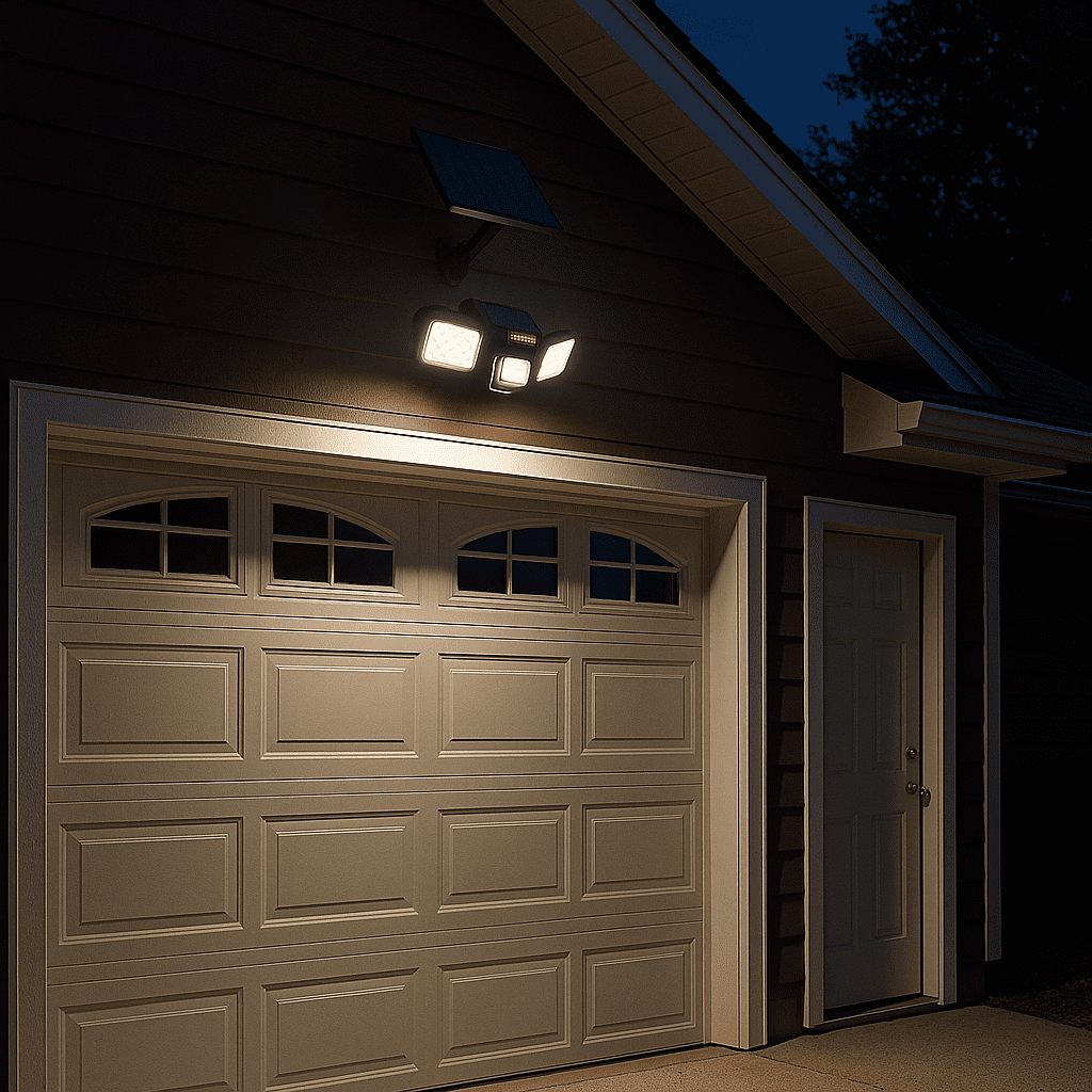 Hyper Tough Flood and Security Lights 1500 Lumen LED Motion Activated Solar Path Light