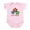 Petal Pink, variant on CafePress - Girl Power Infant Bodysuit - Baby Light Bodysuit, Size Newborn - 24 Months