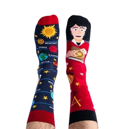 

Tiitstoy Fashion Asymmetrical Color Fashion Sports Personality Middle Tube Men s and Women s Pure Cotton Socks I
