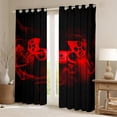 thumbnail image 2 of jejeloiu Console Gamer Black Out Curtains,Red Gamepad Curtains Pack of 2 (42x63 Each),Modern Video Games Bedroom Curtains For Boys Teens,Ultra Soft Home Decor, 2 of 6